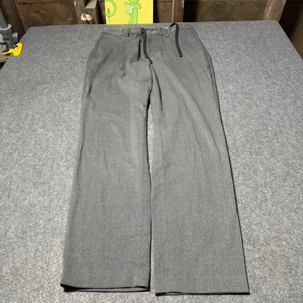 Banana Republic Pants Mens 31S Gray Slim Fit‎ Drawstring Waist Elastic Back
